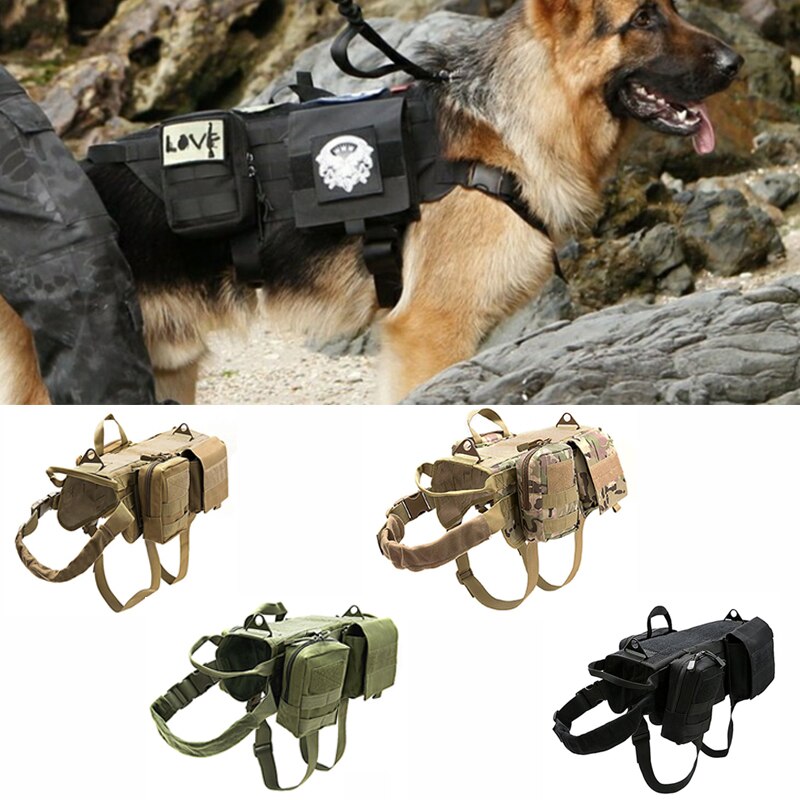 Arnés táctico militar para perros