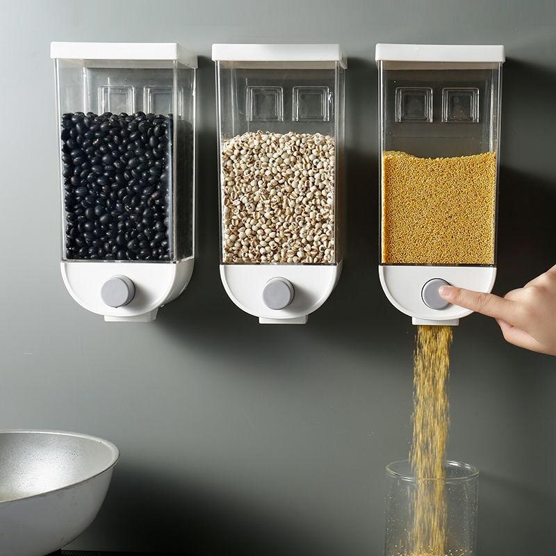 Frascos sellados multigrano para cocina de pared
