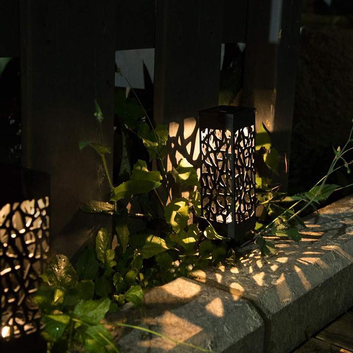 Lámpara de jardín vintage impermeable y con energía solar