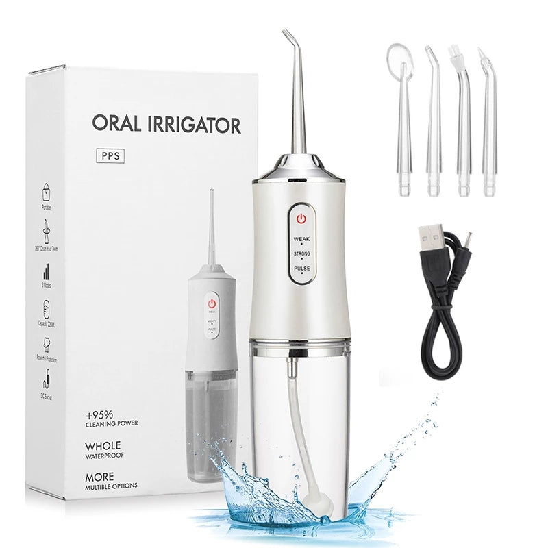 Limpiador dental irrigador impermeable