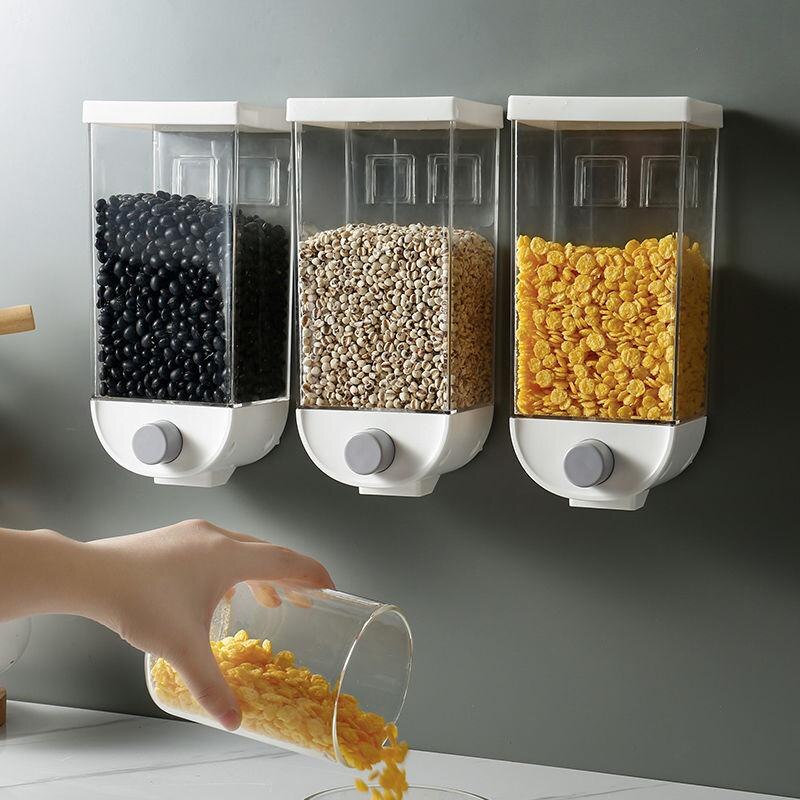 Frascos sellados multigrano para cocina de pared