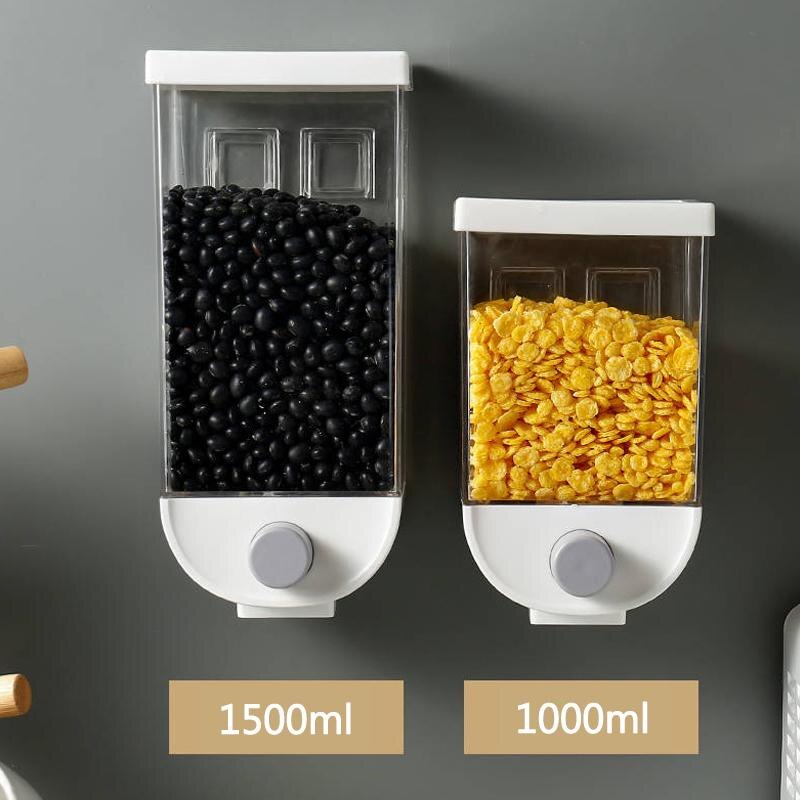 Frascos sellados multigrano para cocina de pared