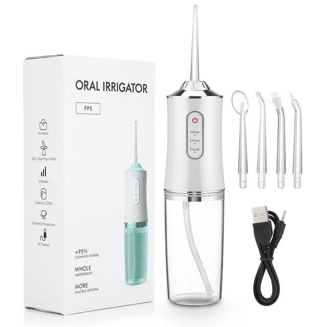 Limpiador dental irrigador impermeable