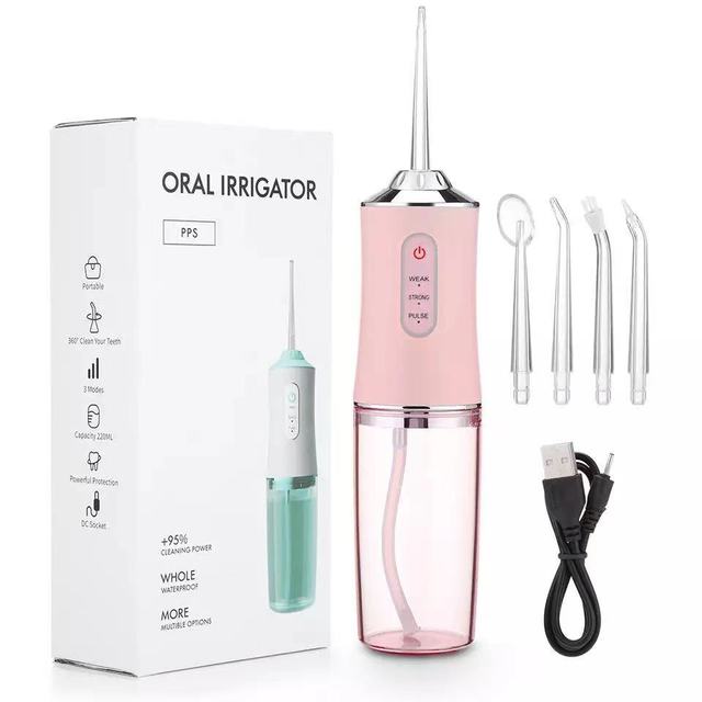 Limpiador dental irrigador impermeable