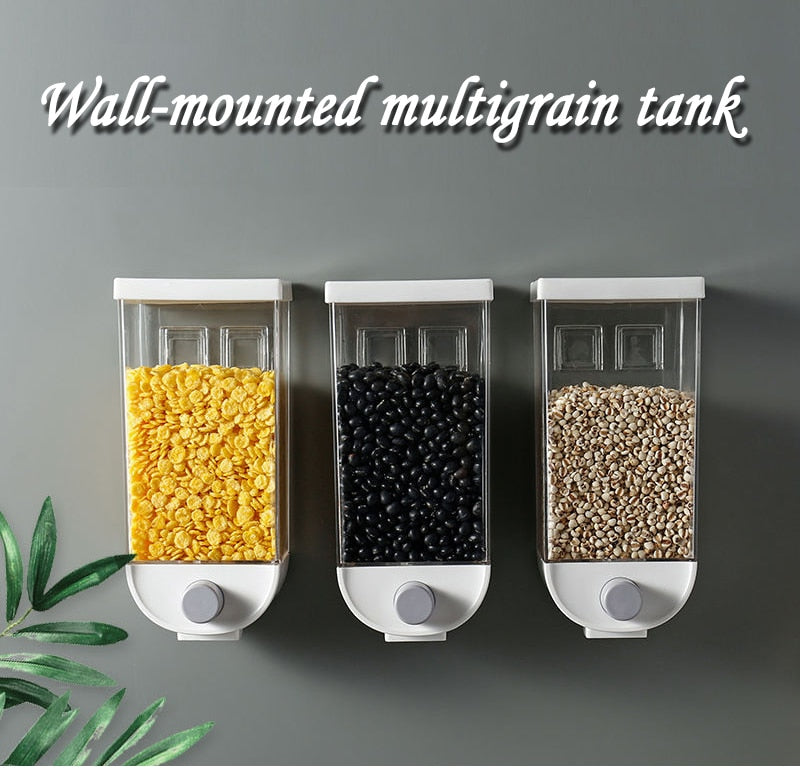 Frascos sellados multigrano para cocina de pared
